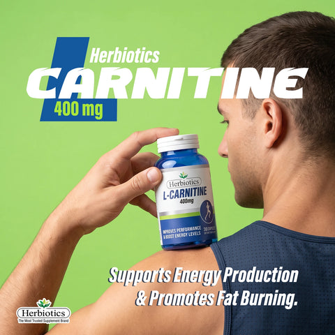 L-Carnitine - 400mg – Fat Metabolism, Weight Loss & Exercise Recovery