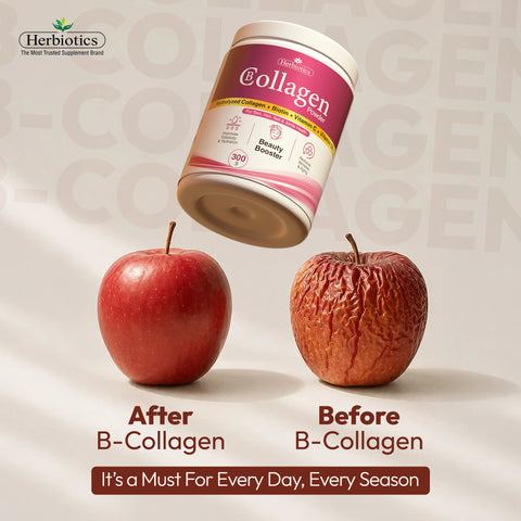 B Collagen Powder – Collagen, Biotin & Vitamin C for Skin, Hair & Nails