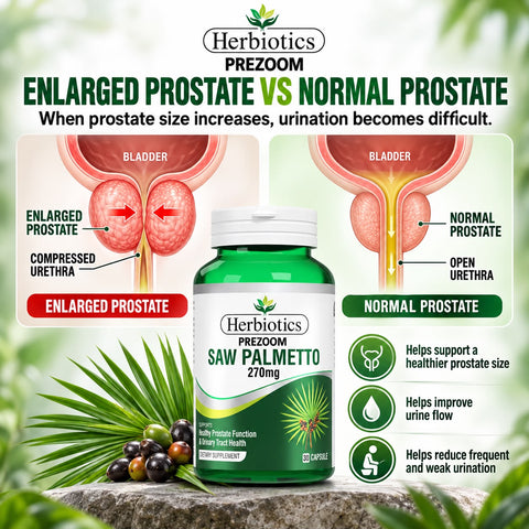 Prezoom Saw Palmetto 270mg - Prostate & Urinary Health Support